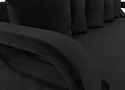 Лига диванов Лига-010 117354 (велюр черный)