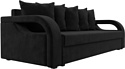 Лига диванов Лига-010 117354 (велюр черный)
