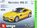 Bburago Mercedes-Benz AMG GT Kit 18-45138 (желтый)
