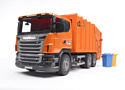 Bruder Scania R-series Garbage truck orange 03560