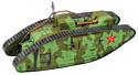 Умная Бумага Британский танк Марк 5 (зеленый)