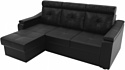 Лига диванов Джастин 105136 (левый, черный)