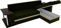 Craftmebel Атланта М угловой 2 стола (боннель, правый, зеленый вельвет)