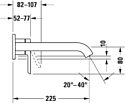 Duravit C.1 C11070004010+GK1900002000