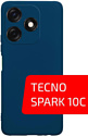 Akami Matt TPU для TECNO Spark 10C (синий)