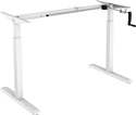 ErgoSmart Manual Desk 1360x800x36 мм (дуб натуральный/белый)