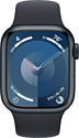 Apple Watch Series 9 41 мм (алюминиевый корпус, полуночный/полуночный, спортивный силиконовый ремешок S/M) Apple Watch Series 9 41 мм (алюминиевый корпус, полуночный/полуночный, спортивный силиконовый ремешок S/M)
