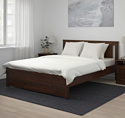 Ikea Сонгесанд 200x140 (коричневый, без основания) 192.410.52