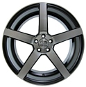 Sakura Wheels 9135 8.5x19/5x114.3 D73.1 ET38 Темно-серый с полировкой