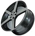 Sakura Wheels 9135 8.5x19/5x114.3 D73.1 ET38 Темно-серый с полировкой
