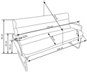 Halmar Fassi XL (темно-серый/черный)