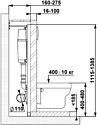 Berges Wasserhaus Atom Line 410 040338 (с кнопкой)