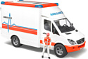 Bruder Mercedes Benz Sprinter ambulance with driver 02536