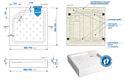 Метакам Universal N 80x80 (квадратный)