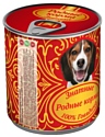 Родные корма Знатные консервы 100% говядина для взрослых собак (0.34 кг) 1 шт.