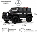 RiverToys Mercedes-Benz G65 E111EE (черный глянец)