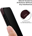 Pitaka MagEZ для iPhone X (twill, черный/красный)