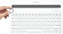 Logitech Bluetooth Multi-Device Keyboard K480 white (без кириллицы)