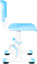 Anatomica Legare + стул + надстройка + выдвижной ящик + светильник L4 (белый/голубой)