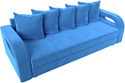 Лига диванов Лига-010 117349 (велюр голубой)