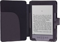CE Compass Black PU Leather Folio Cover For Amazon Kindle 4