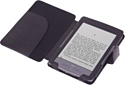 CE Compass Black PU Leather Folio Cover For Amazon Kindle 4