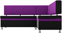 Лига диванов Стайл 100563 (черный/фиолетовый)