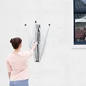 Brabantia WallFix с чехлом 375842 (серый металлик)