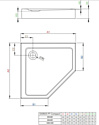 Radaway Doros PT Compact 80x80