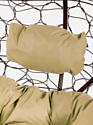 M-Group Лежебока 11180201 (с коричневым ротангом/бежевая подушка)