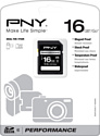 PNY SDHC Performance (Class 4) 16GB (P-SDHC16G4H-GE)