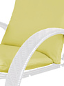 M-Group Фасоль 12370111 (белый ротанг/желтая подушка)