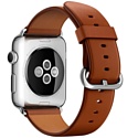 Apple Watch 42mm Stainless Steel with Saddle Brown Bracelet (MLC92)