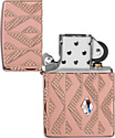 Zippo Armor Geometric Diamond Pattern Design 49702