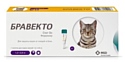 Бравекто (MSD Animal Health) капли от блох и клещей Спот Он для кошек 1,2-2,8 кг