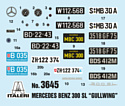Italeri 3645 Mercedes Benz 300 Sl Gullwing