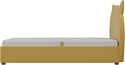 Mebelico Бриони 820х1880 (микровельвет, желтый)