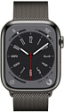 Apple Watch Series 8 LTE 45mm (корпус из нержавеющей стали, миланский ремешок)