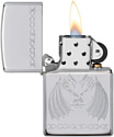 Zippo 29988 High Polish Chrome Dancing Dragons