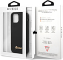 CG Mobile Guess Liquid silicone для Apple iPhone 12 mini GUHCP12SLSLMGBK