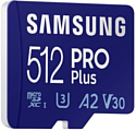 Samsung PRO Plus microSDXC 512GB (с адаптером USB)