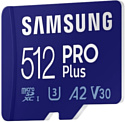 Samsung PRO Plus microSDXC 512GB (с адаптером USB)