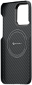 Pitaka MagEZ Case 3 для iPhone 14 Pro (1500D twill, черный/серый)