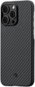 Pitaka MagEZ Case 3 для iPhone 14 Pro (1500D twill, черный/серый)