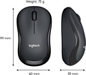 Logitech M220 Silent 910-004895 темно-gray