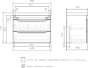 Volna Тумба Lake 70.2Y с умывальником