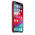 Apple Leather Case для iPhone XS Max Red