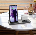 Zens Stand+Dock Aluminium Wireless Charger (черный) 