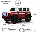 RiverToys Mercedes-Benz EQG E222EE (красный глянец)