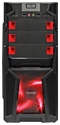 BoxIT 3401BR w/o PSU Black/red